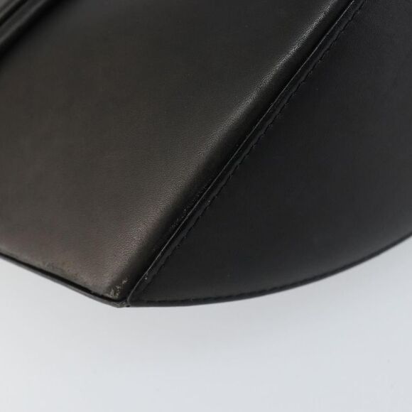 Bally Handbag Leather Black Leather Handbag (Pre-Owned) - Picture 10 of 16